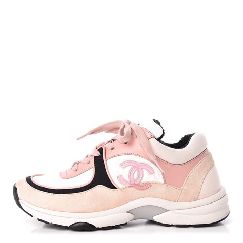 chanel baby pink sneakers|Chanel sneakers pink inside.